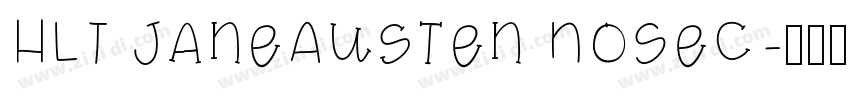 HLT JaneAusten NoSec字体转换